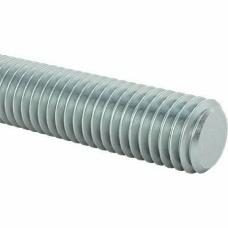 BSC PREFERRED Low-Strength Left-Hand Threaded Rod Zinc-Plated Steel 1/2-13 Thread Size 6 Feet Long 90036A233